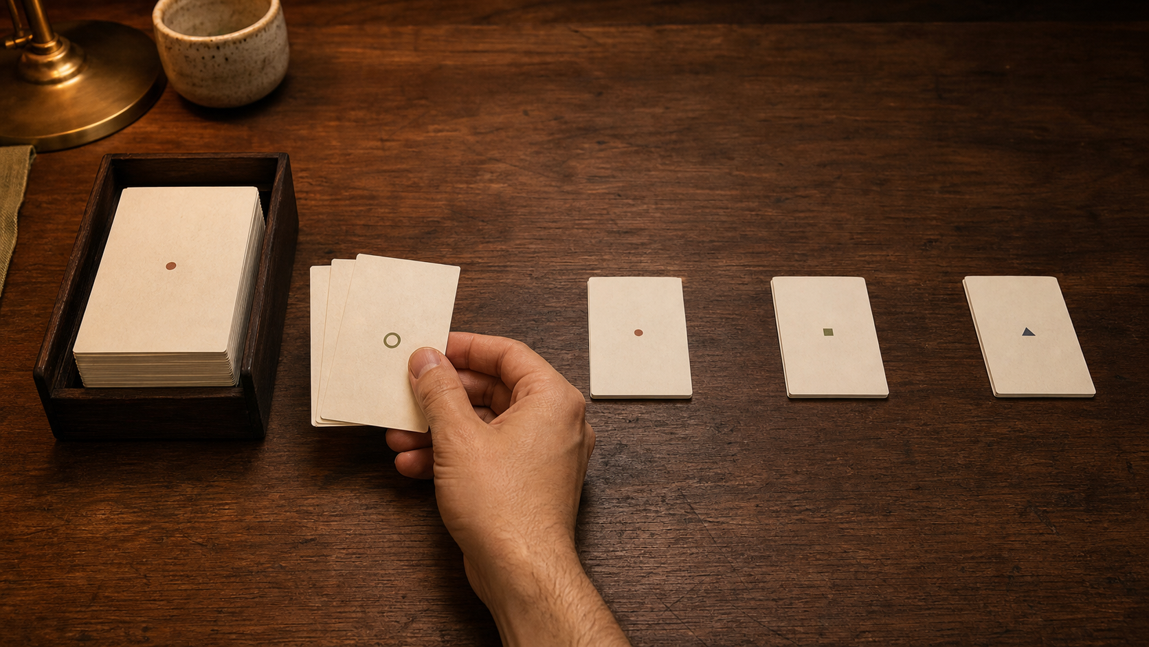 A learner checking how often to review flashcards with the daily FSRS due queue